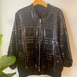 Medium size lightweight sequin jacket